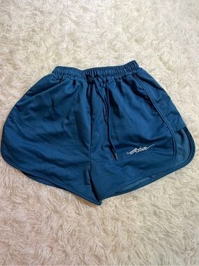 Women’s Athletic Drawstring Shorts - Deep Teal